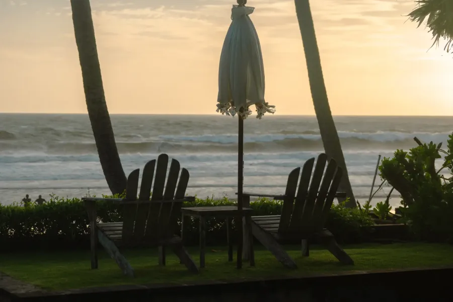 Sunset over Pasut Beach on Bali’s west coast
