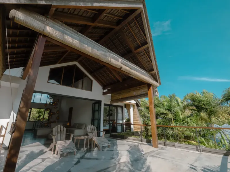 Open-air pavilion at Villa Lux Bali